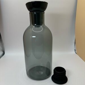 Viski Smoked Cocktail Glass Carafe and Stoppers